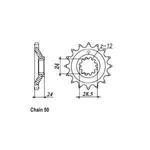 JT Sprockets JT Front Sprocket 528.17