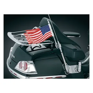 Kuryakyn Kuryakyn, Antenna flag mount with us flag, chrome