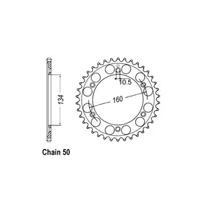 JT Sprockets JT Rear Sprocket 1306.40