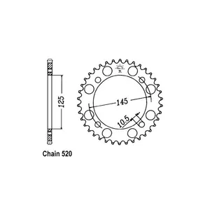JT Sprockets JT Rear Sprocket 857.45
