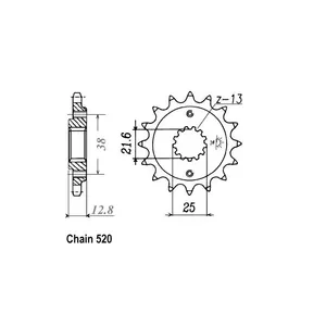 JT Sprockets JT Front Sprocket 511.15