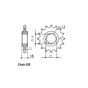 JT Sprockets JT Front Sprocket 1515.15