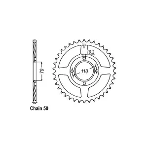JT Sprockets JT Rear Sprocket 246.35