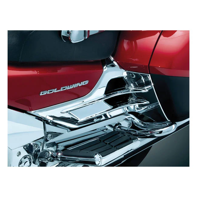 Kuryakyn Louvered battery box covers chrome