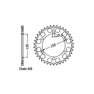 JT Sprockets JT Rear Sprocket 300.39