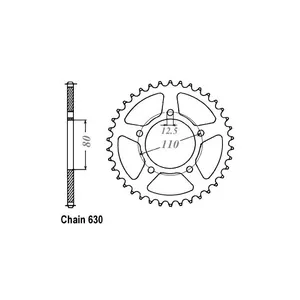 JT Sprockets JT Rear Sprocket 336.35