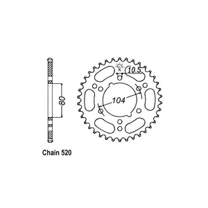 JT Sprockets JT Rear Sprocket 1478.40