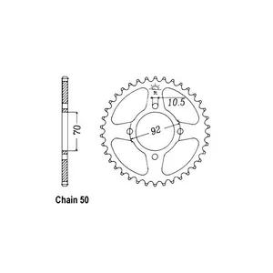 JT Sprockets JT Rear Sprocket 476.44