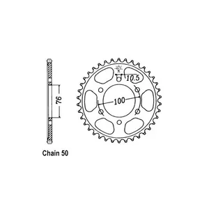 JT Sprockets JT Rear Sprocket 816.48