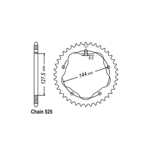 JT Sprockets JTA Rear Sprocket 752.36