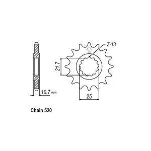 JT Sprockets JT Front Sprocket 1595.16