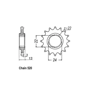JT Sprockets JT Front Sprocket 1126.16