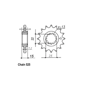 JT Sprockets JT Front Sprocket 1182.15