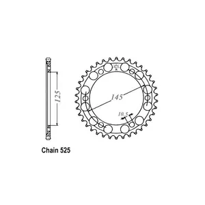 JT Sprockets JT Rear Sprocket 867.42