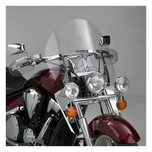 National Cycle NC SwitchBlade® Quick Release Windshield Chopped™ Clear