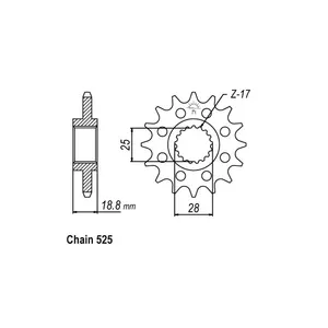 JT Sprockets JT Front Sprocket 704.16