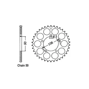 JT Sprockets JT Rear Sprocket 1022.38