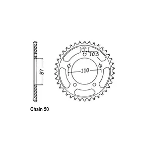 JT Sprockets JT Rear Sprocket 829.43