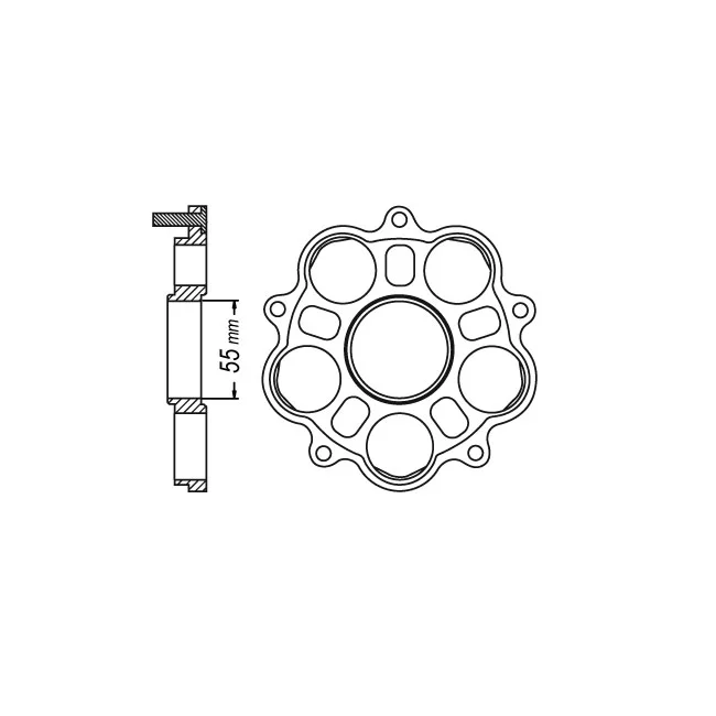 JT Sprockets 750B sprocket carrier