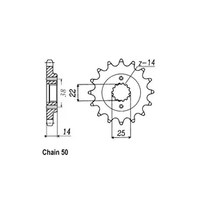 JT Sprockets JT Front Sprocket 497.15