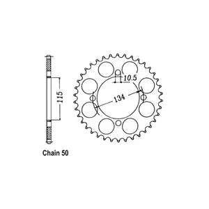JT Sprockets JT Rear Sprocket 718.46
