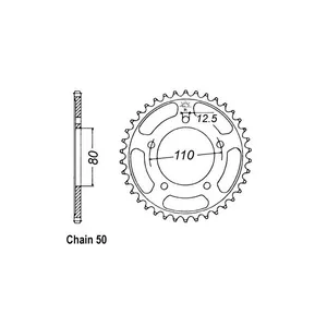 JT Sprockets JT Rear Sprocket 2010.45