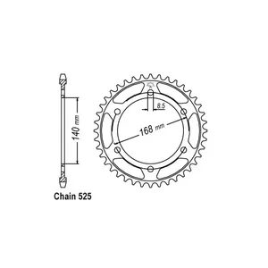 JT Sprockets JT Rear Sprocket 6.42