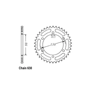 JT Sprockets JT Rear Sprocket 483.35