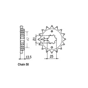 JT Sprockets JT Front Sprocket 725.15