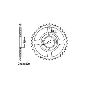 JT Sprockets JT Rear Sprocket 247.36