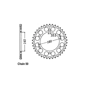 JT Sprockets JT Rear Sprocket 502.49