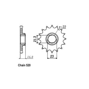 JT Sprockets JT Front Sprocket 582.16