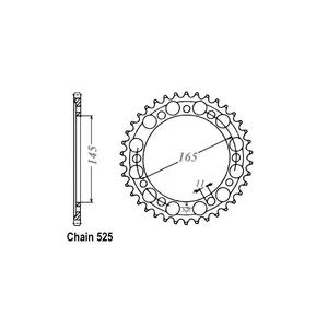 JT Sprockets JT Rear Sprocket 1311.44