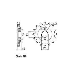 JT Sprockets JT Front Sprocket 495.15