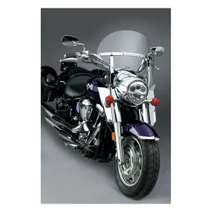 National Cycle NC SwitchBlade® Quick Release Windshield Chopped™ Clear
