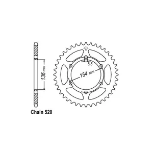 JT Sprockets JT Rear Sprocket 9.47