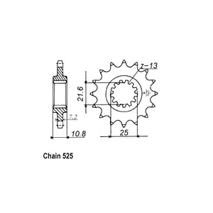 JT Sprockets JT Front Sprocket 1586.17