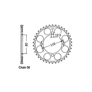 JT Sprockets JT Rear Sprocket 284.39