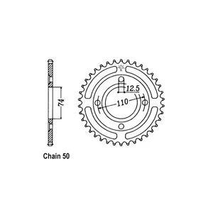 JT Sprockets JT Rear Sprocket 854.41