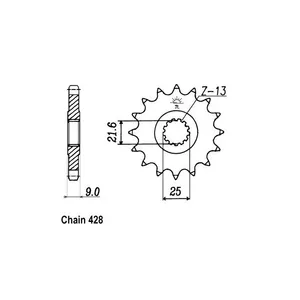 JT Sprockets JT Front Sprocket 1587.19