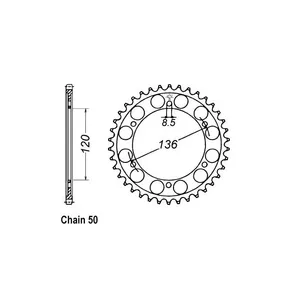 JT Sprockets JT Rear Sprocket 862.45