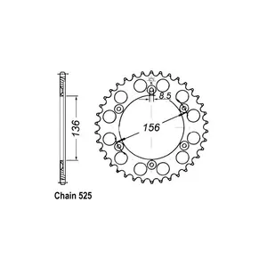 JT Sprockets JT Rear Sprocket 1791.43