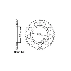 JT Sprockets JT Rear Sprocket 1134.50