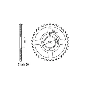 JT Sprockets JT Rear Sprocket 278.38