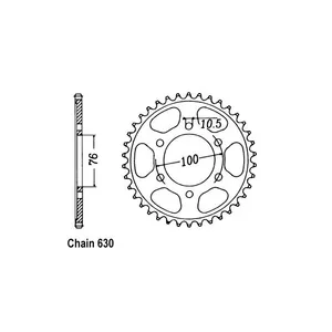 JT Sprockets JT Rear Sprocket 818.42
