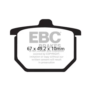 EBC EBC V-pad Semi Sintered brake pads