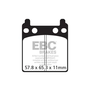 EBC EBC V-pad Semi Sintered brake pads