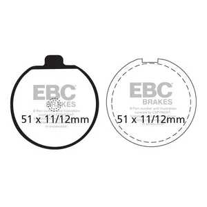 EBC EBC Organic brake pads