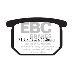 EBC EBC V-pad Semi Sintered brake pads