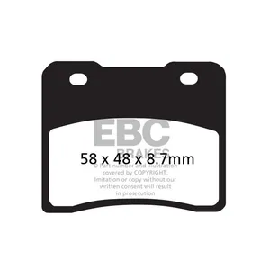 EBC EBC Organic brake pads